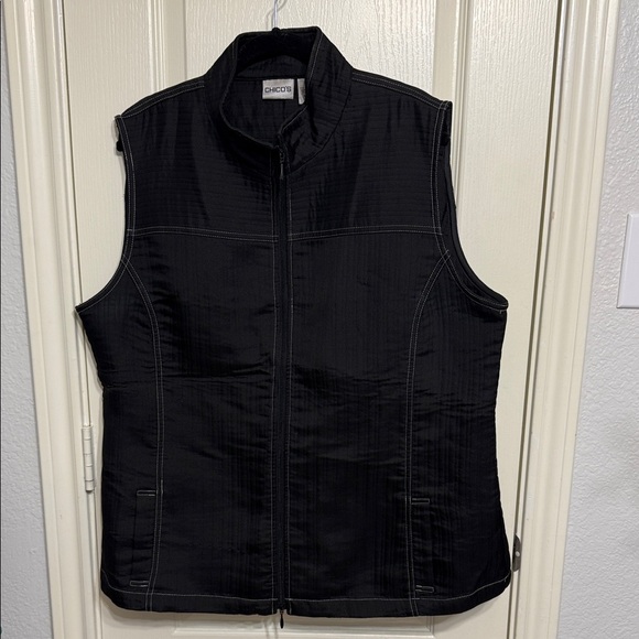 Chico's Black Vest for Women - Picture 1 of 6